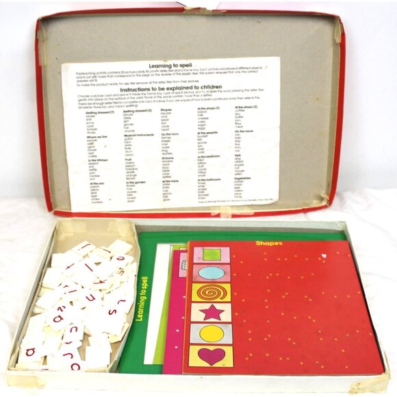 Vtg Michael Stanfield Learning to Spell Activity Age 4-6 Preschool Kindergarten - Picture 2 of 7